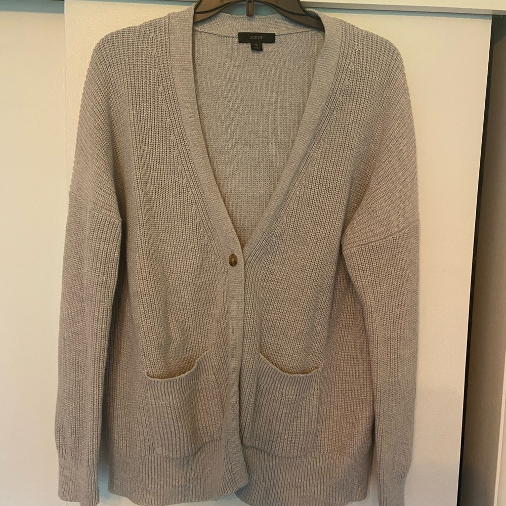 Jcrew cashmere blend cardigan
